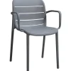 Stapelstoel Nice - kunststof/antraciet