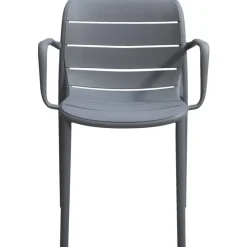 Stapelstoel Nice - kunststof/antraciet