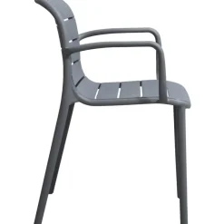 Stapelstoel Nice - kunststof/antraciet