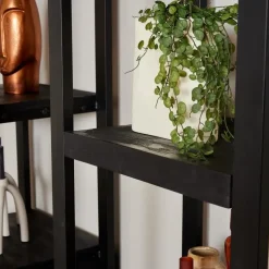 StarFurn - Boekenkast Boaz Black 1 deur - 55 cm - zwart