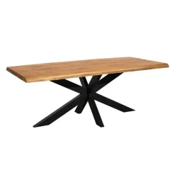 Starfurn - Boomstamtafel Denver - Bruin - 100x200x76 cm