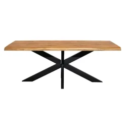 Starfurn - Boomstamtafel Denver - Bruin - 100x240x76 cm