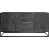 StarFurn - Dressoir New York - 165 cm - zwart