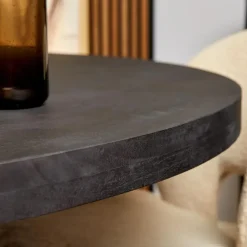 StarFurn - Eettafel Denver Ø110 cm - zwart