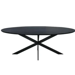 Starfurn - Eettafel Ferris - Zwart - 100x210x76 cm