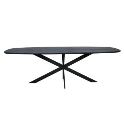 Starfurn - Eettafel Ferris - Zwart - 110x240x76 cm