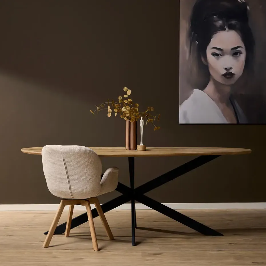 Starfurn - Eettafel Lou - Bruin - 110x240x76 cm