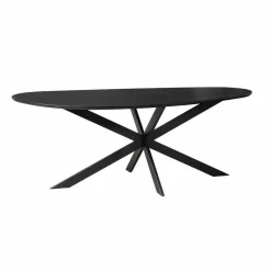 Starfurn - Eettafel Lou - Zwart - 84x180x76 cm