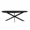 Starfurn - Eettafel Lou - Zwart - 98x210x76 cm