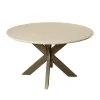 StarFurn - Eettafel Madison ø150 cm - zand/brons