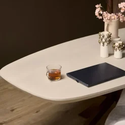 StarFurn - Eettafel Madison 280 cm Deens Ovaal - zand/brons