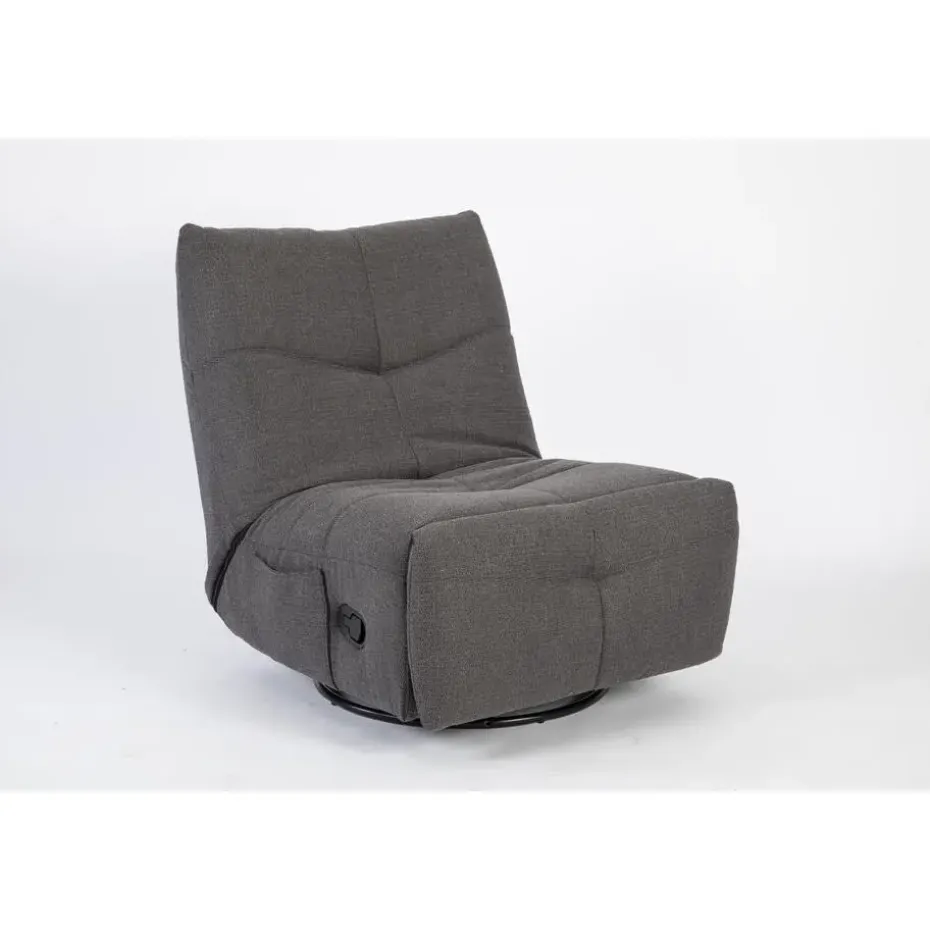 Starfurn - Fauteuil Lazy - Grijs - 103x82x96 cm
