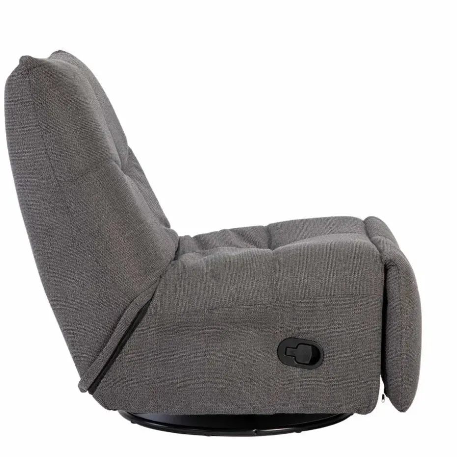 Starfurn - Fauteuil Lazy - Grijs - 103x82x96 cm