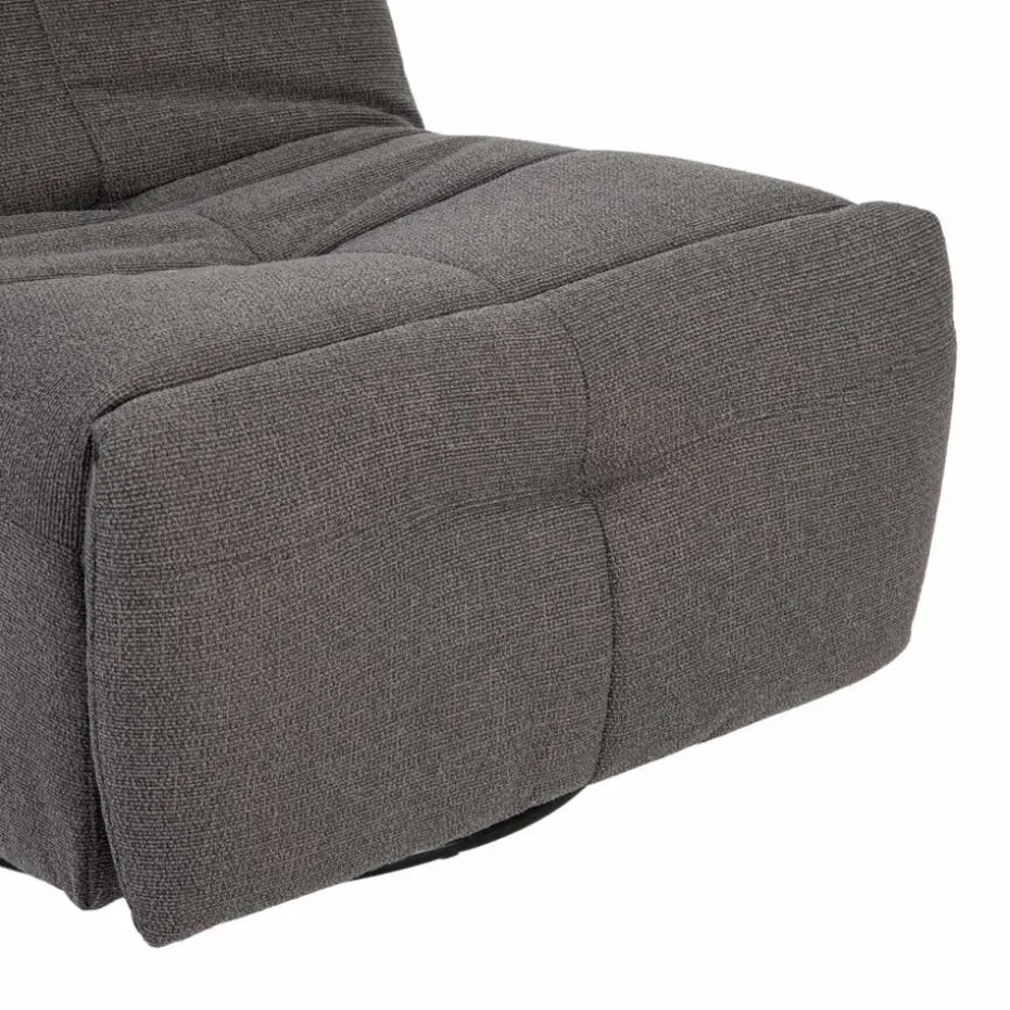 Starfurn - Fauteuil Lazy - Grijs - 103x82x96 cm