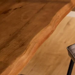 StarFurn - Rechthoekige boomstamtafel Boston - 160 cm - naturel