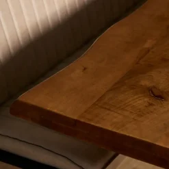 StarFurn - Rechthoekige boomstamtafel Boston - 160 cm - naturel