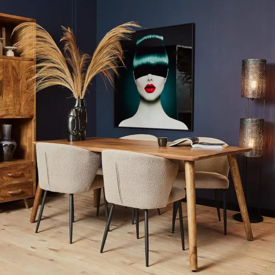 StarFurn - Rechthoekige eettafel Omaha - 200 cm - naturel