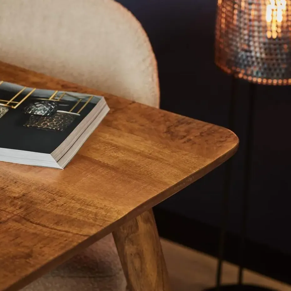 StarFurn - Rechthoekige eettafel Omaha - 200 cm - naturel