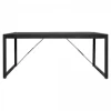 StarFurn - Rechthoekige eettafel Boaz - 200 cm - zwart