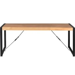 StarFurn - Rechthoekige eettafel Boaz - 220 cm - naturel