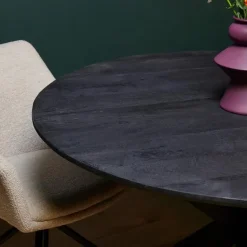StarFurn - Ronde eettafel New York - ø130 cm - zwart