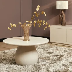 Starfurn - Salontafel Mosi - Wit - 70x70x38 cm