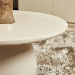 Starfurn - Salontafel Mosi - Wit - 70x70x38 cm