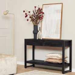 StarFurn - Sidetable Boaz - 120 cm - zwart