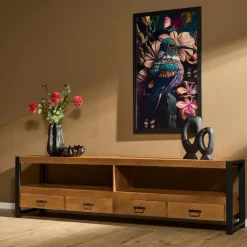 StarFurn - Tv meubel Boaz - 220 cm - naturel