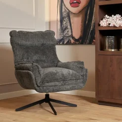 StarFurn - Vera fauteuil - donkergrijs