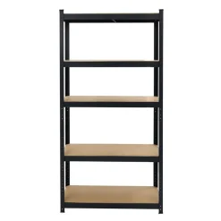 Stellingkast / Magazijnstelling - Zwart - 5 planken