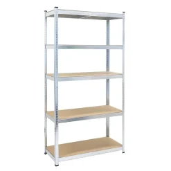 Stellingkast / Magazijnstelling - Zilver - 5 planken