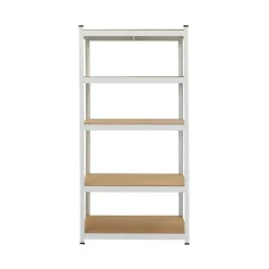 Stellingkast / Magazijnstelling - Wit - 5 planken