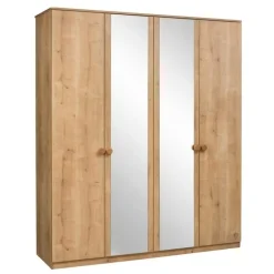 Stockholm 4 deurs kledingkast kinderkamer