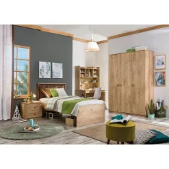 Stockholm 3 deurs kledingkast kinderkamer