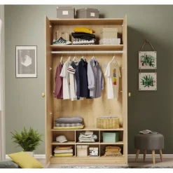 Stockholm 2 deurs kledingkast kinderkamer