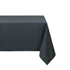 Stof Textile Tafelkleed - 145 x 240 cm - donkergrijs - Tafellaken