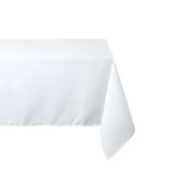 Stof Textile Tafelkleed - 145 x 240 cm - wit - Tafellaken