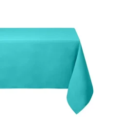 Stof Textile Tafelkleed - 145 x 240 cm - turquoise - Tafellaken