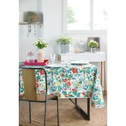 Stof Textiles Tafelkleed - 145 x 240 cm - bloemen Tafellaken