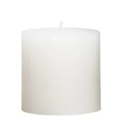 Stompkaars rustiek Sfeer - wit - 10 cm