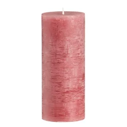 Stompkaars rustiek Sfeer - oudroze - 17 cm