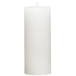 Stompkaars rustiek Sfeer - wit - 17 cm