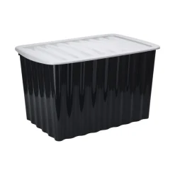 Storage Solutions Opslagbak-opbergdoos - deksel - kunststof - 84L
