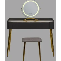 SURIN - Kaptafel - Grijs - MDF