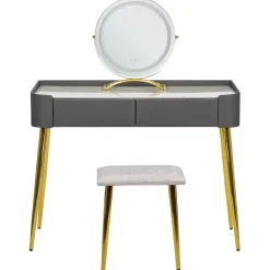 SURIN - Kaptafel - Grijs - MDF