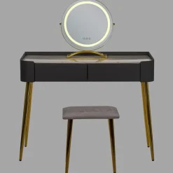 SURIN - Kaptafel - Grijs - MDF