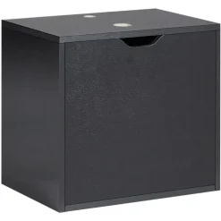 SUZANO - Badkamermeubel - Zwart - 44 x 40 cm - MDF