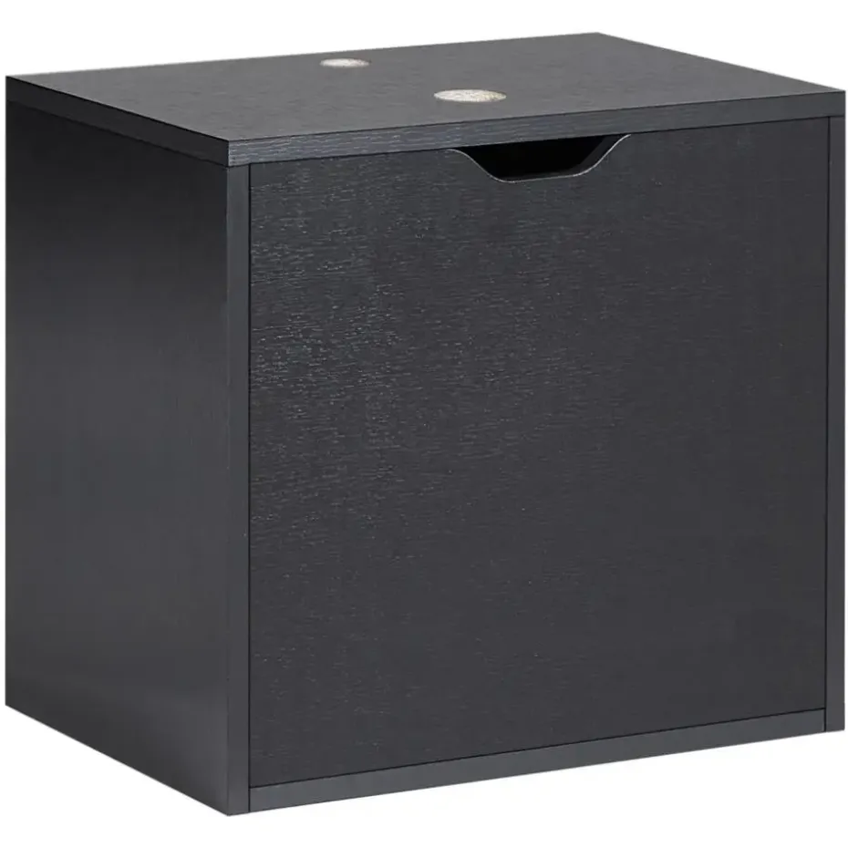 SUZANO - Badkamermeubel - Zwart - 44 x 40 cm - MDF