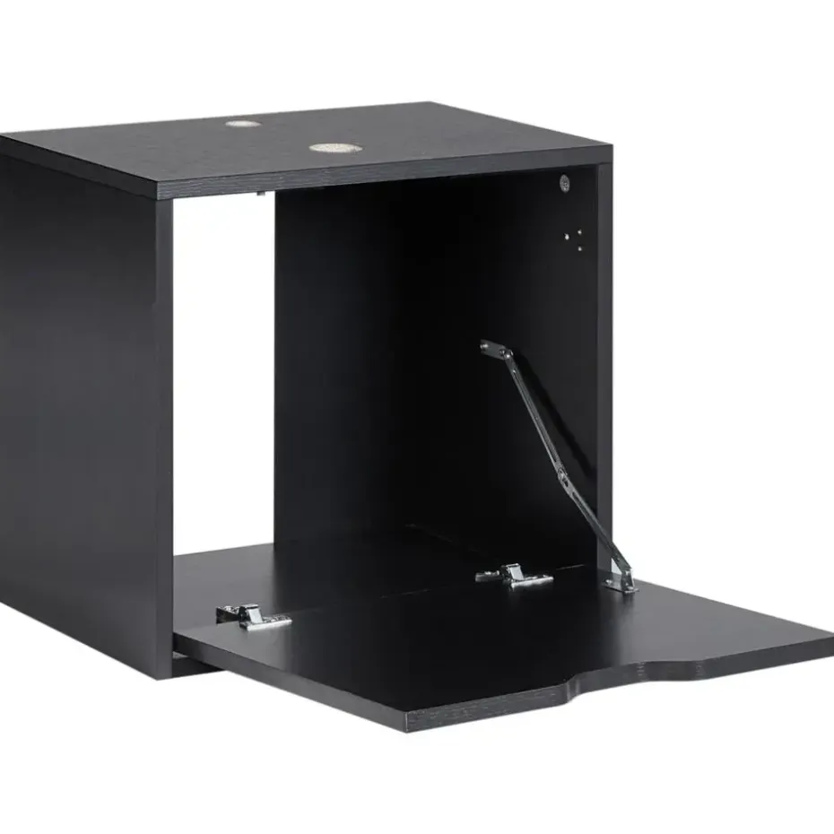 SUZANO - Badkamermeubel - Zwart - 44 x 40 cm - MDF